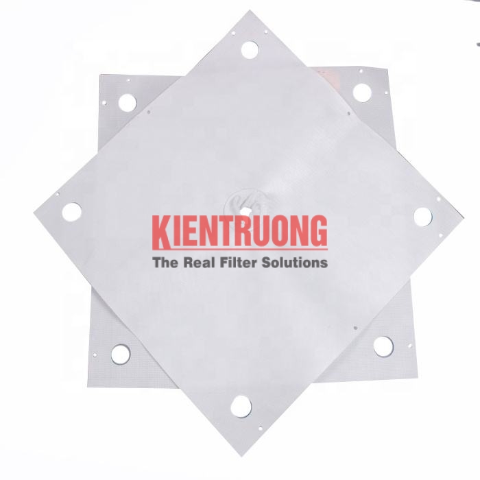 Tấm lọc khung bản PP 6 Tấm lọc khung bản PP